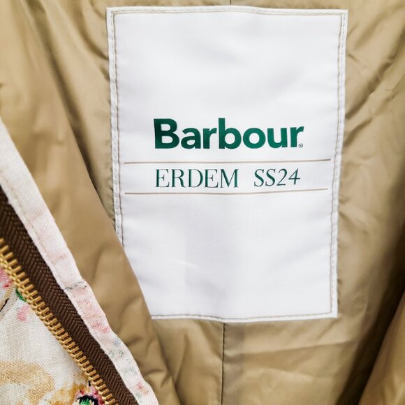 Erdem Barbour Floral Printed Vest SS24 XS - Picture 12 of 14